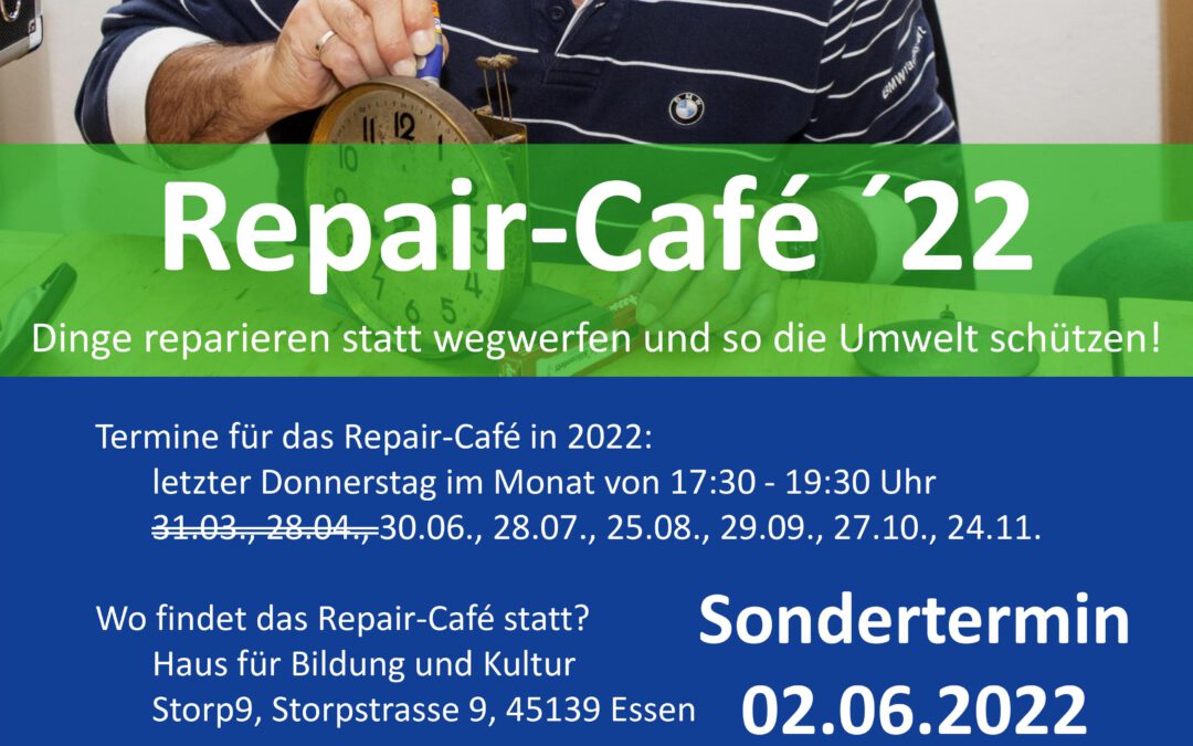 Repair – Café im Storp 9  Sondertermin!